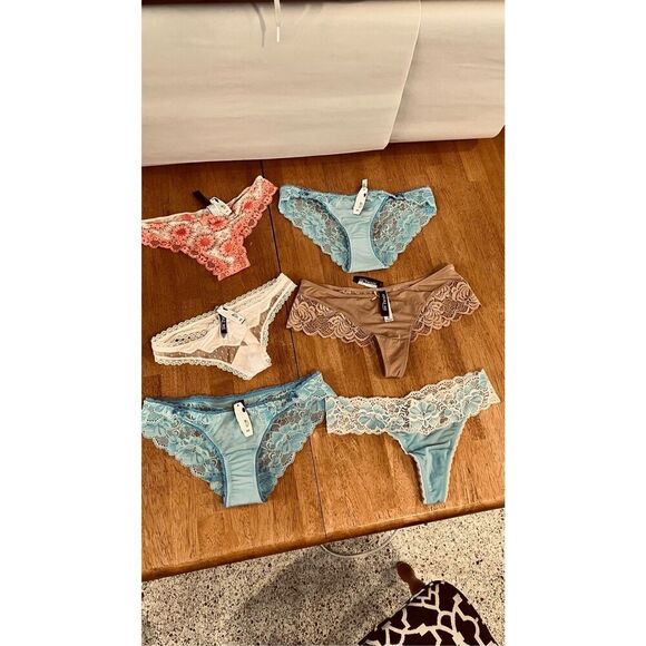 Adore me By Victoria Secret Lace Panties Womens Size XS Lot of 6 - Picture 2 of 12